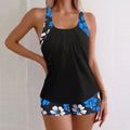 Women’s Loose Halter Two-Piece Swimsuit Floral Set