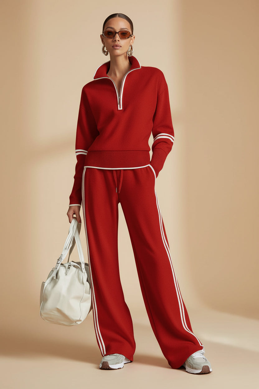 Women’s Casual Long Sleeve Two Piece Sports Set