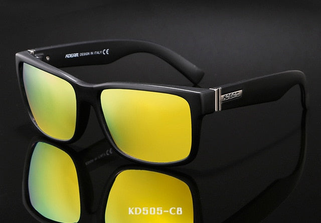 Men's Polarized Sport Sunglasses – UV400 Square Frame
