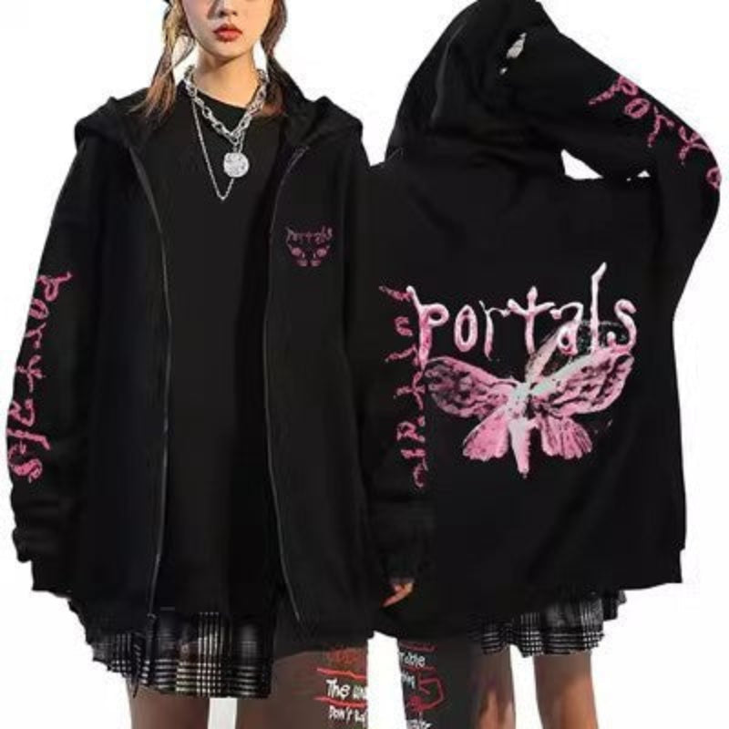 Women’s Zipper Sweater Jacket Casual Knit Outerwear