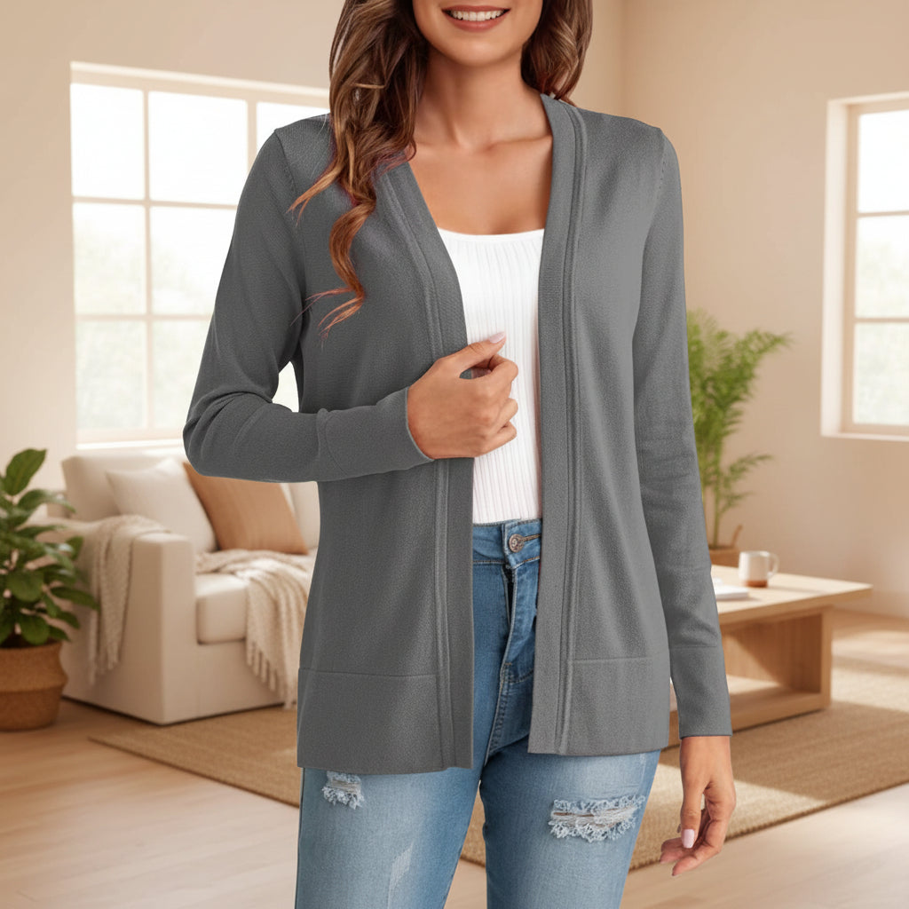 Women's Knitted Loose Cardigan Coat – 4 Colors S–XXL
