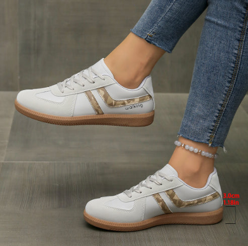 Lace-Up Low-Top Sneakers – 11 Colors EU 36–42 | Women's Training Shoes