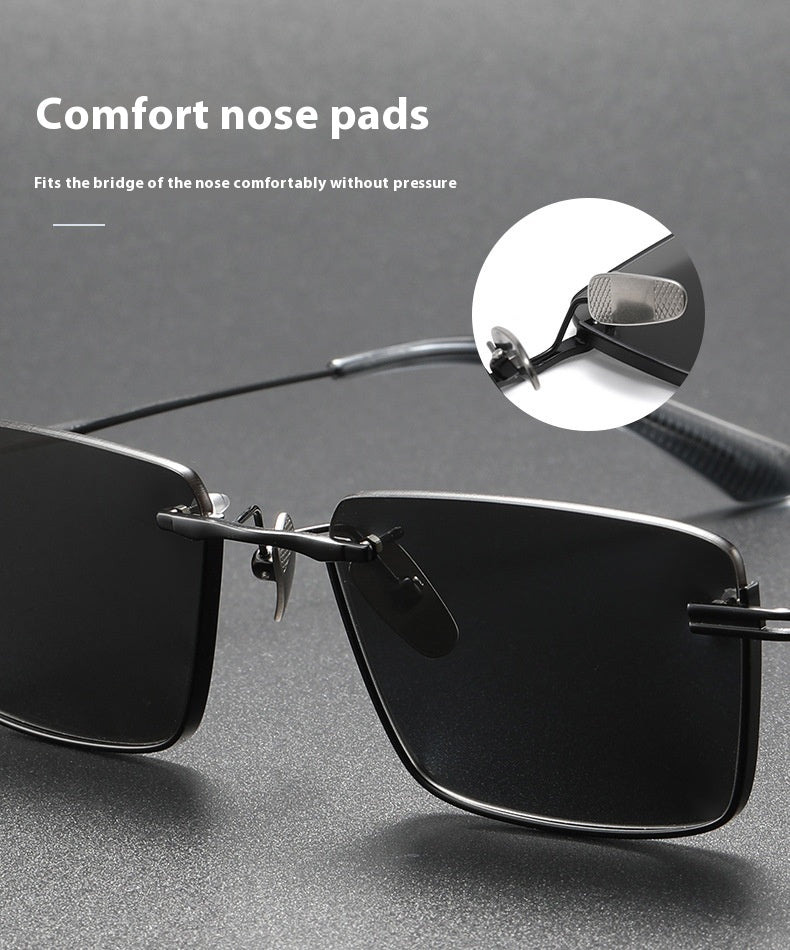Pure Titanium Polarized Sunglasses – Retro British Style