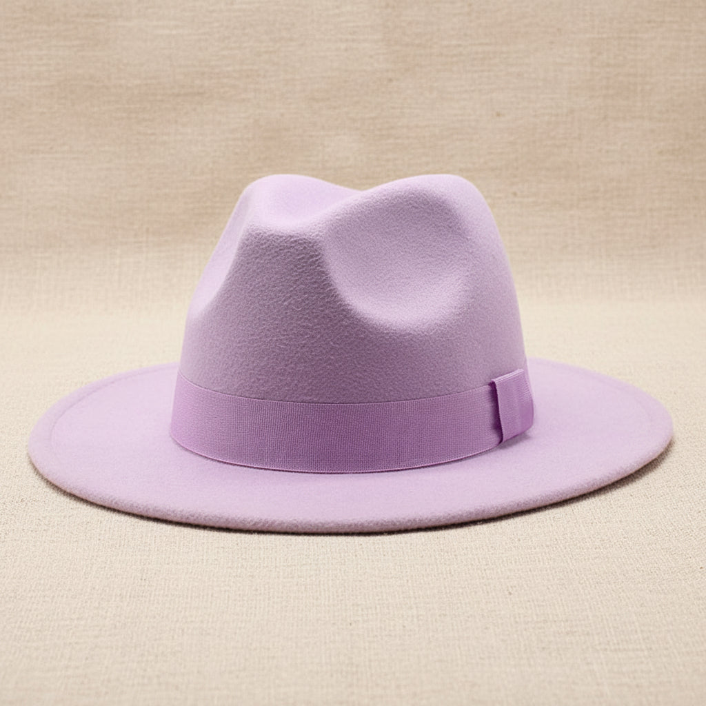 Wide Brim Bell Crown Wool Hat – Unisex Sun & Warmth Hat