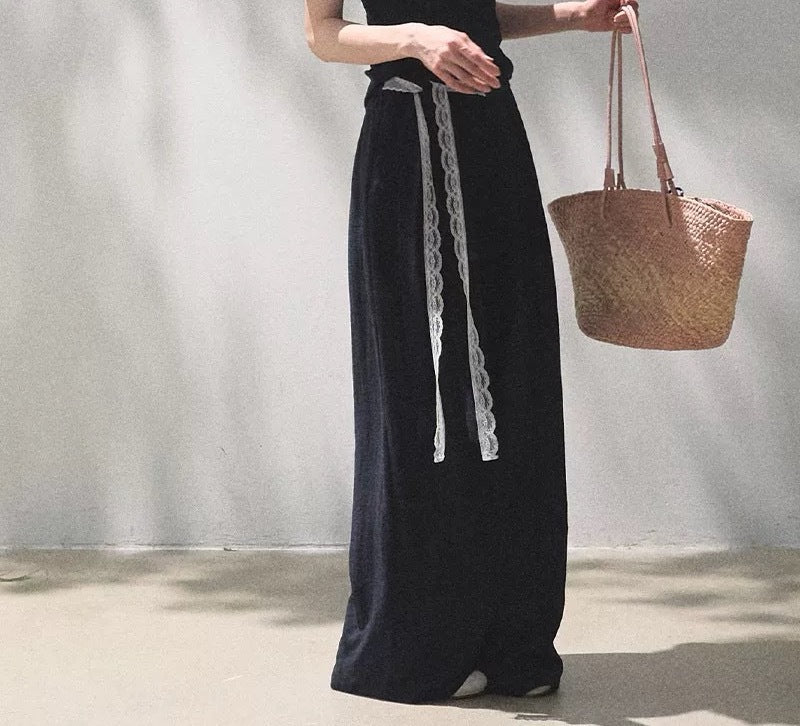 Linen Off-Shoulder Asymmetric Casual Set – 2 Colors, S–L