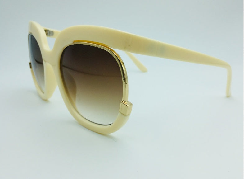 Cat Eye Half-Frame UV400 Sunglasses – Women’s Fashion Eyewear