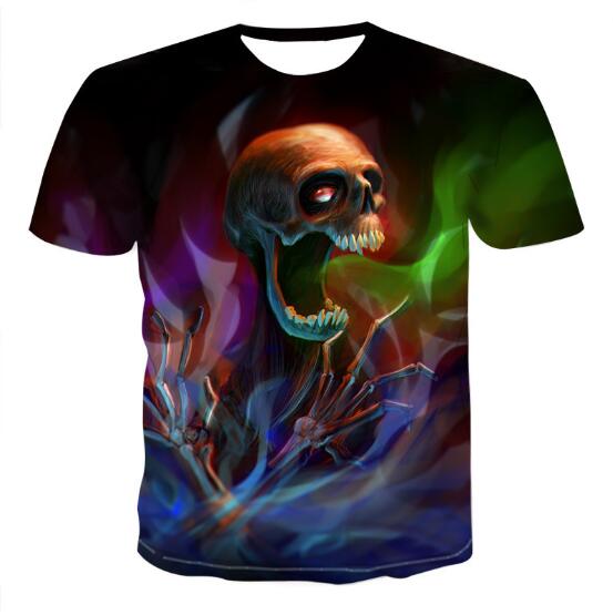 Mens Skull 3D t-shirts