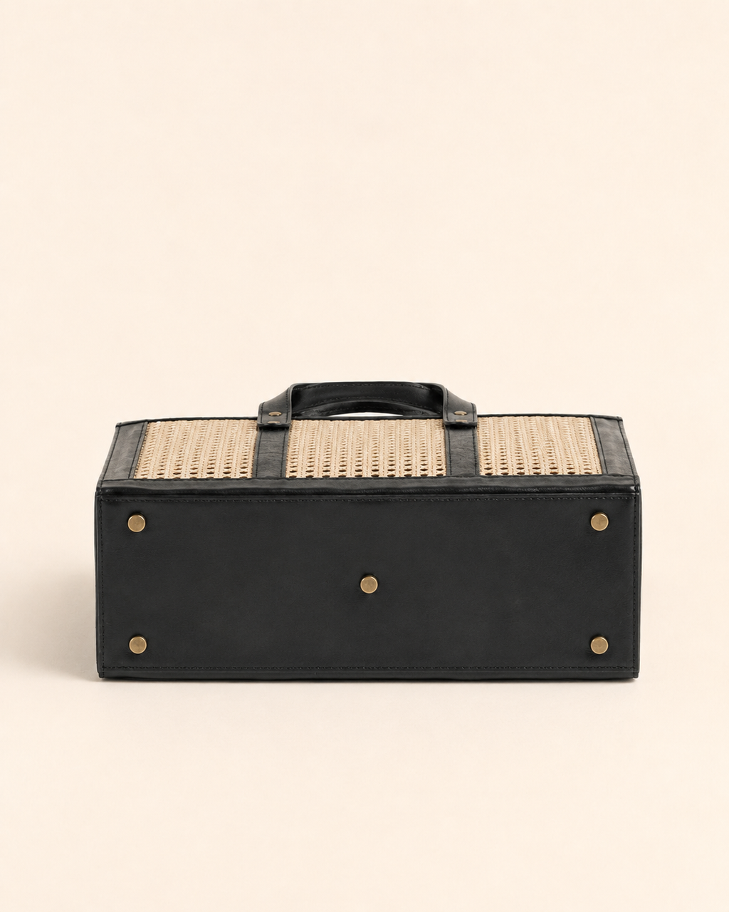 Raja Leather and Cane Everyday Bag