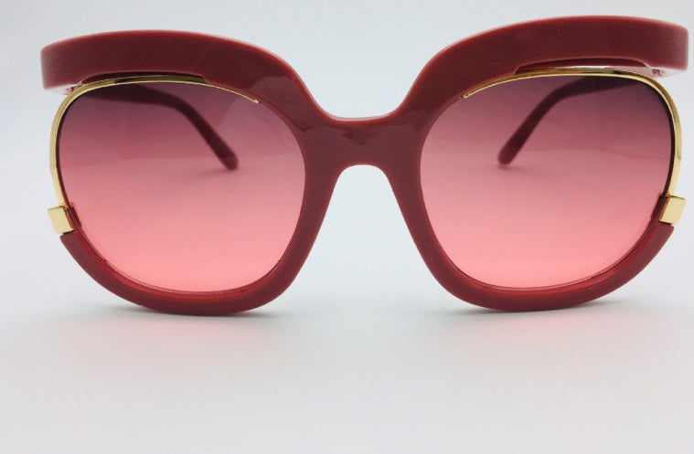 Cat Eye Half-Frame UV400 Sunglasses – Women’s Fashion Eyewear