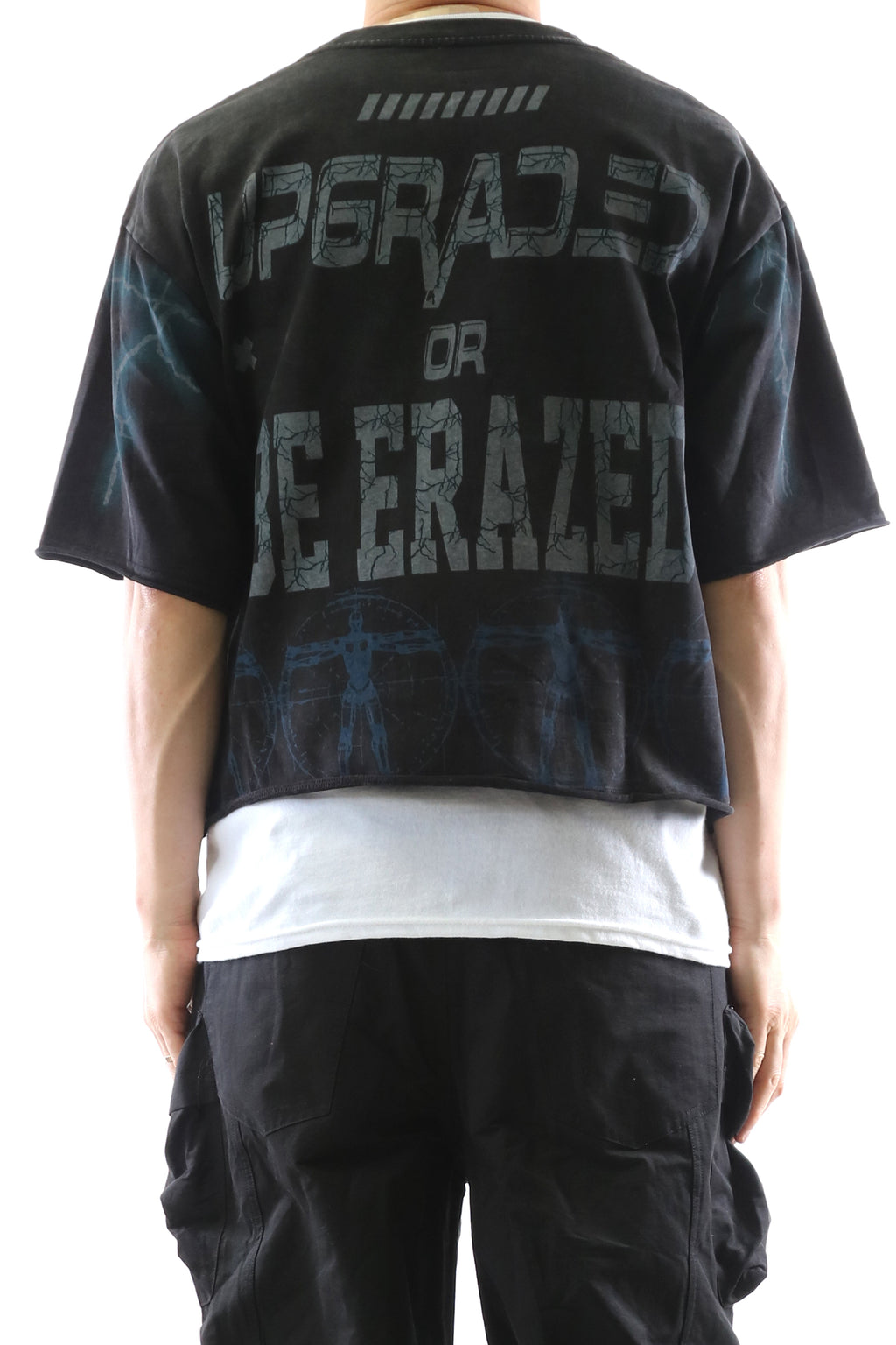 DUSTSPIRE S/N Jersey 3/4 Sleeve Crop Top Tee
