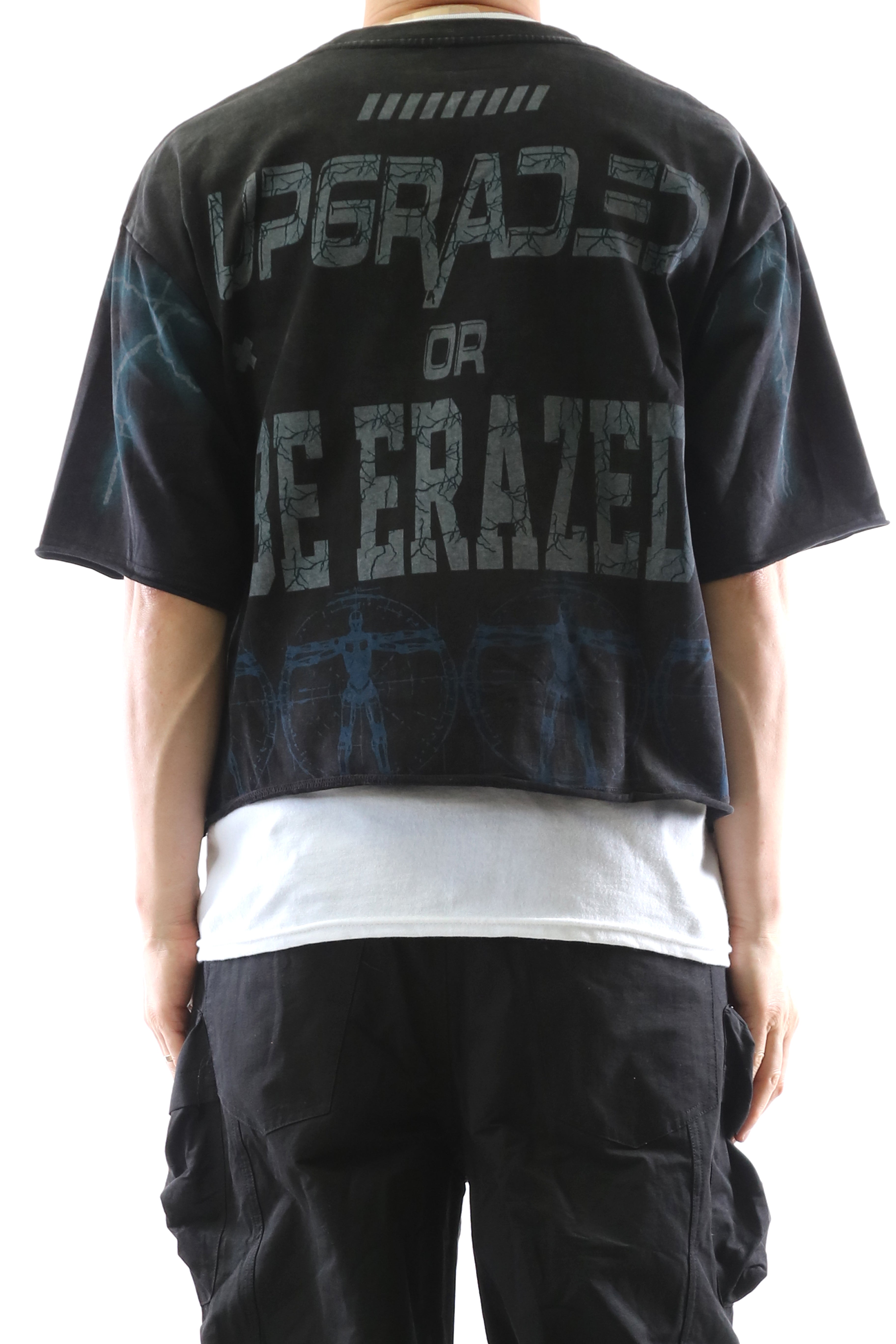 DUSTSPIRE S/N Jersey 3/4 Sleeve Crop Top Tee