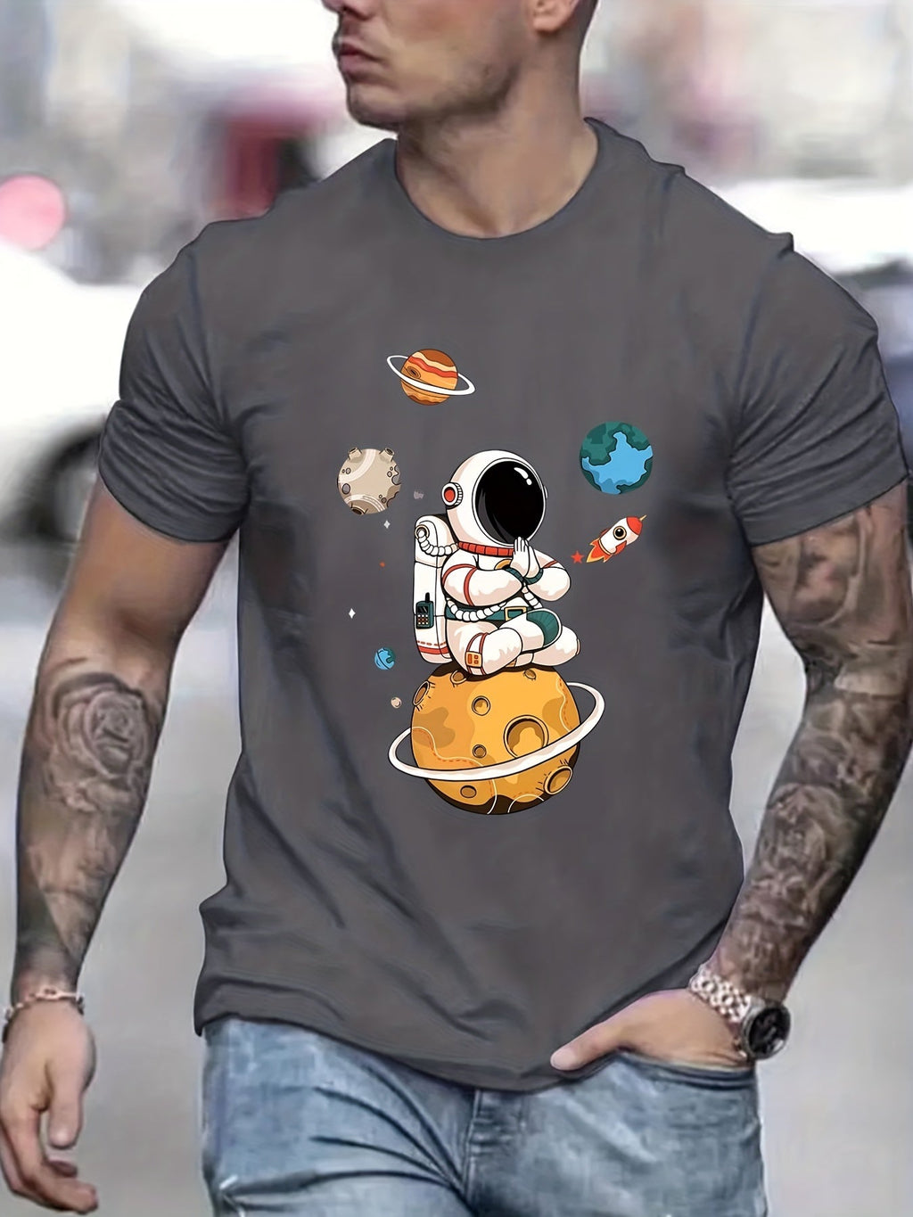 Men’s Astronaut Graphic Shirt
