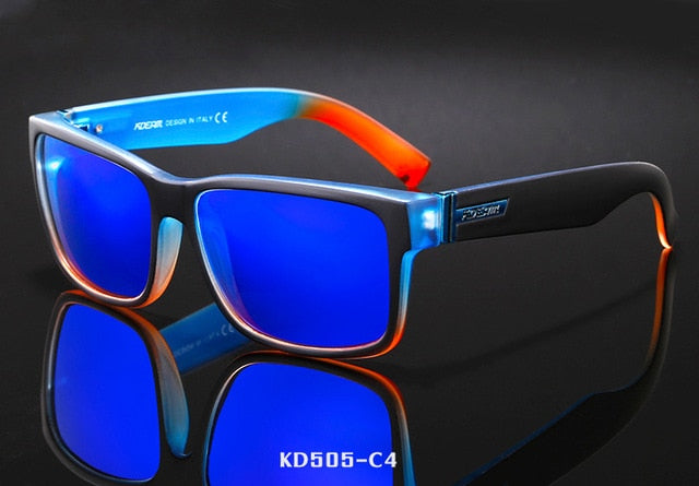 Men's Polarized Sport Sunglasses – UV400 Square Frame