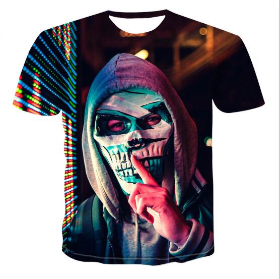 Mens Skull 3D t-shirts