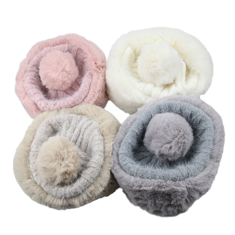 Women’s Winter Princess Mongolian Hat – Warm Plush Fur Fashion Hat
