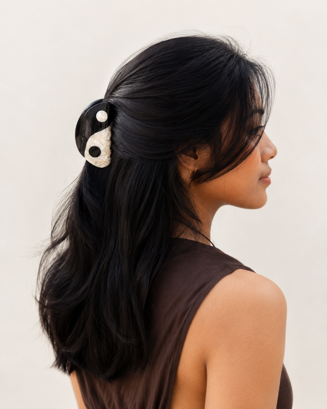 Yin Yang Hair Clips