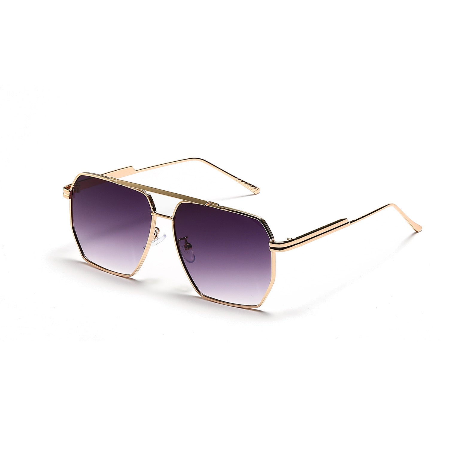 Double Beam Large Frame Sunglasses – Retro Fashion UV400
