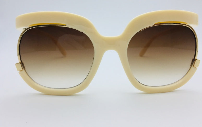 Cat Eye Half-Frame UV400 Sunglasses – Women’s Fashion Eyewear