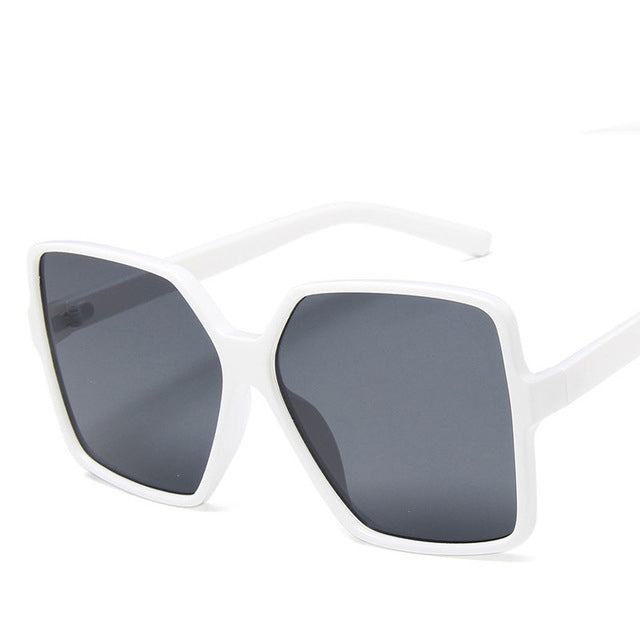 Vintage Big Frame Sunglasses – UV400 Fashion Shades