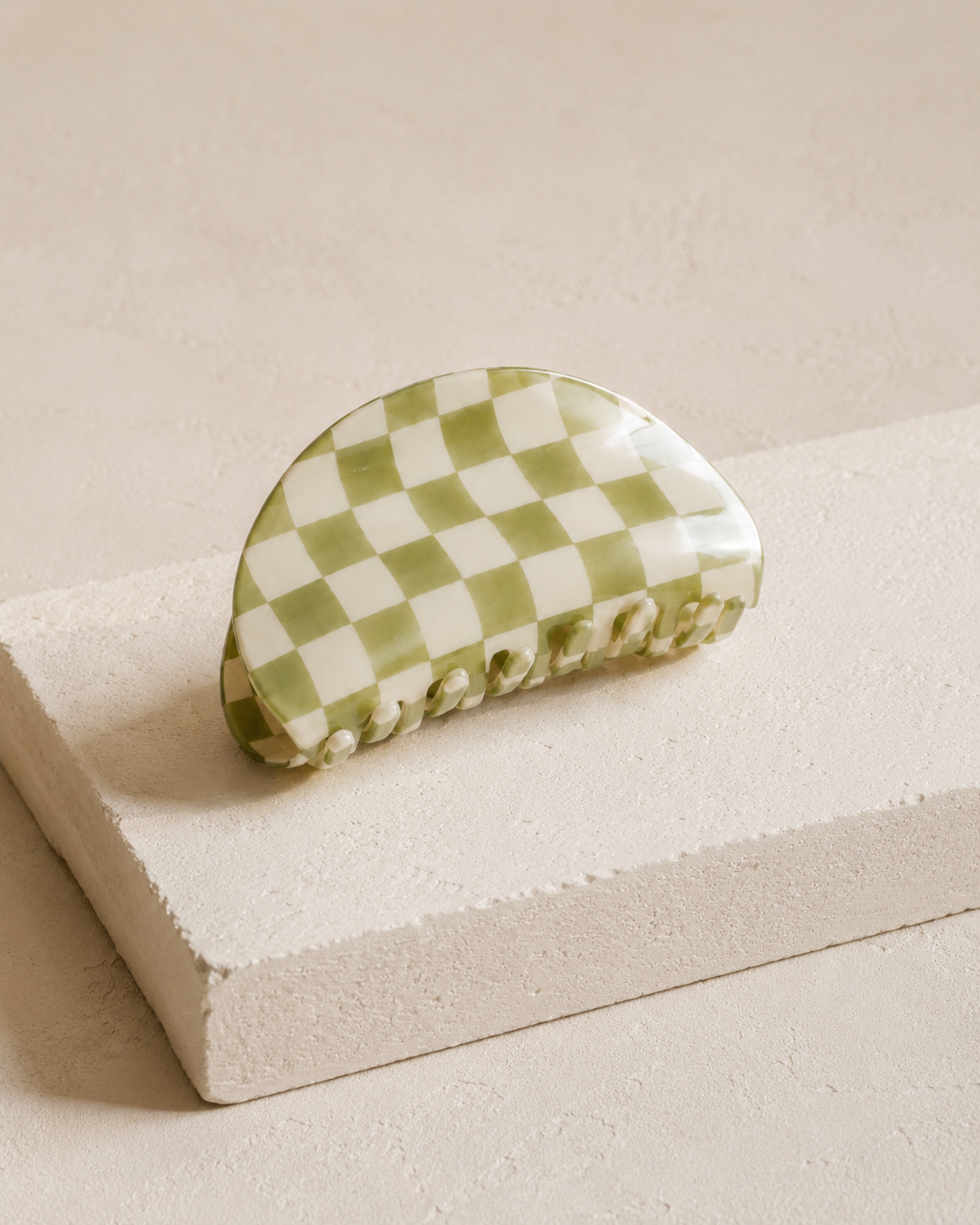 Checkered Hair Clip
