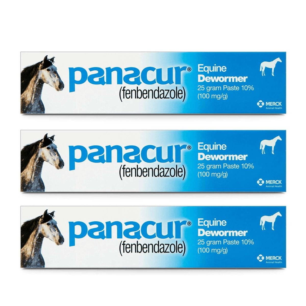 Panacur Equine Dewormer Paste 10 Percent Fenbendazole – Apple Cinnamon 3 Pack