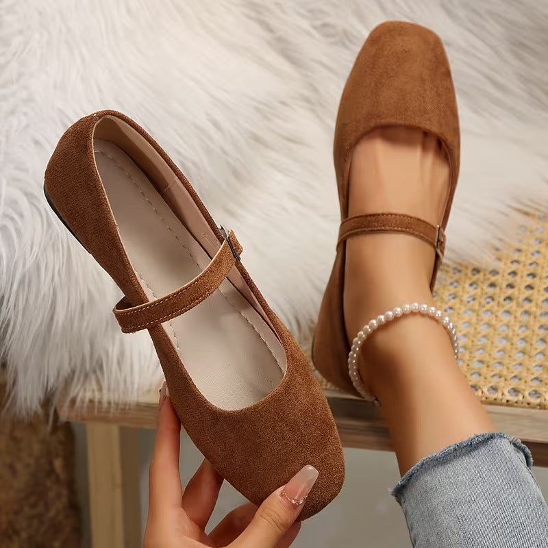 Women's Flat Vintage Mary Jane Pumps
