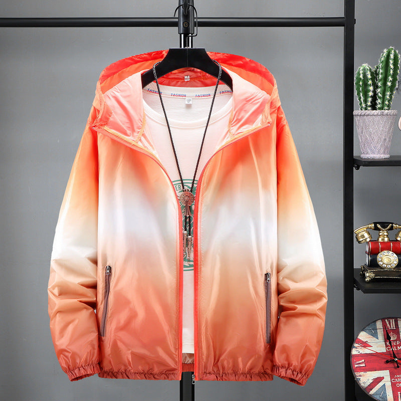 Lightweight Hooded Sun-Protective Jacket