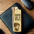 Wooden Beard Comb - Bearded man
