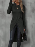 Women’s Slim Fit Long Sleeve Crew Neck Shirt