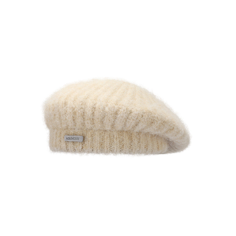 Women’s Cozy Wool Knit Beanie – Soft Warm Fall & Winter Hat