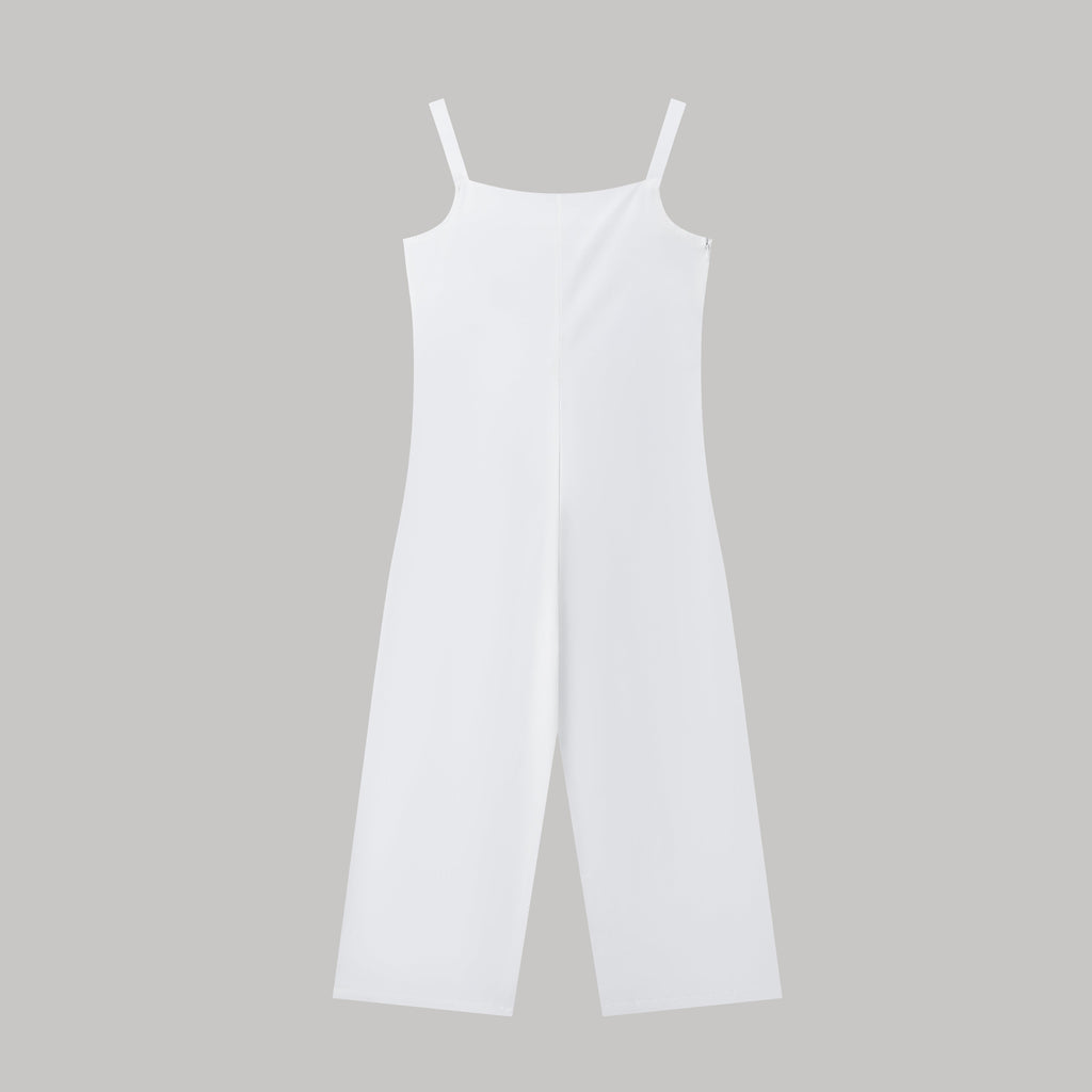 Women's Butterfly Print Overalls – Sleeveless Loose Fit Suspender Pants