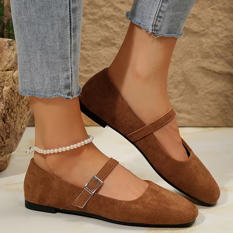 Women's Flat Vintage Mary Jane Pumps