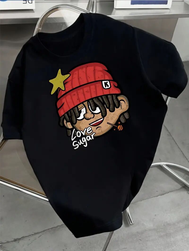 Men's Printed Short-sleeved T-shirt