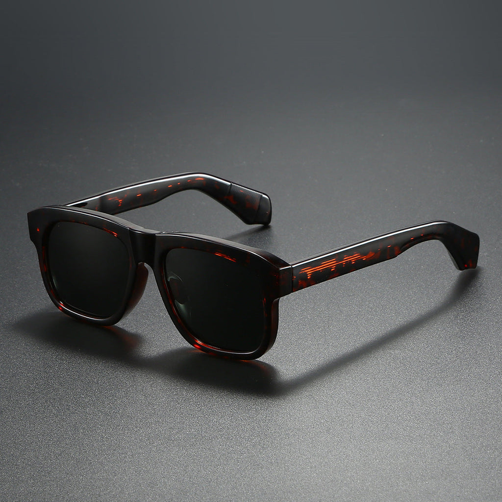 Acetate-Style Polarized Fashion Sunglasses – Unisex Luxury Look