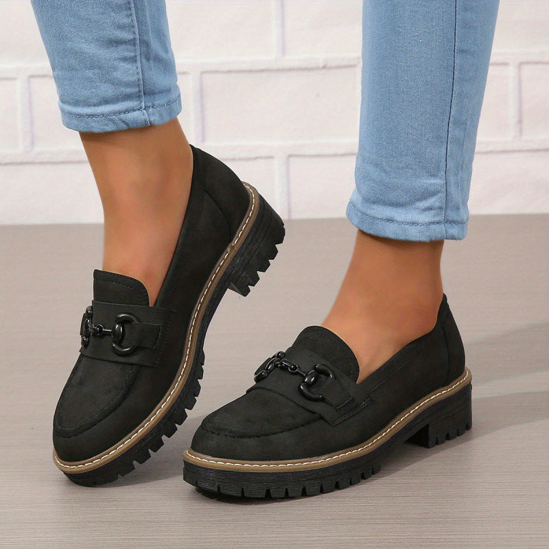 Women’s Horsebit Loafers – Elegant Flat Loafers for Work & Casual Wear