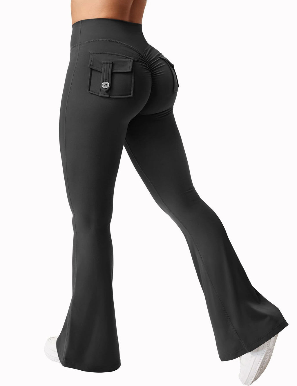 🖤 Women's High-Waisted Cargo Pocket Workout Leggings