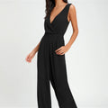 Women’s One-piece Trousers Lace Backless Deep V – High-Waisted Casual Outfit