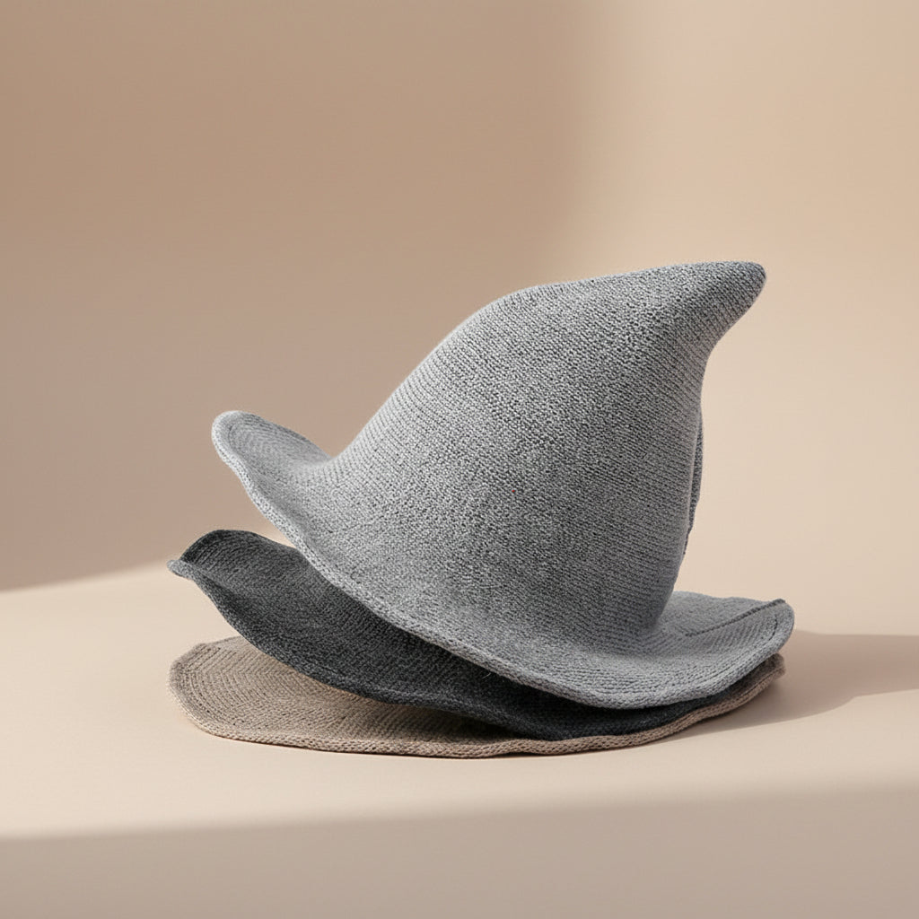 European American Halloween Wool Wizard Hat