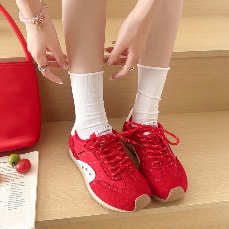 Women's Platform Lace-Up Sneakers | German Trainer Style Height-Increasing Casual Shoes | EU 36–40