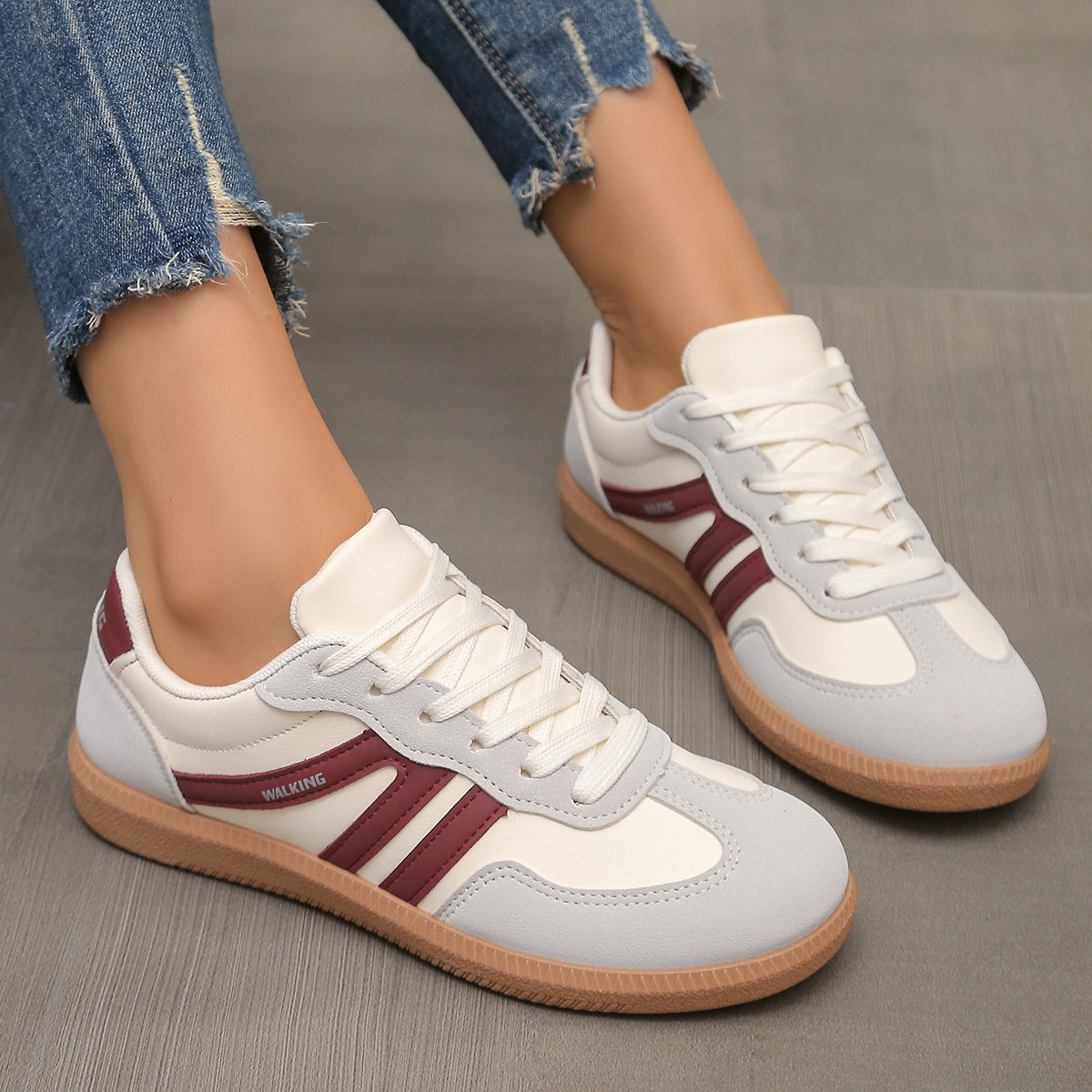 Lace-Up Low-Top Sneakers – 11 Colors EU 36–42 | Women's Training Shoes