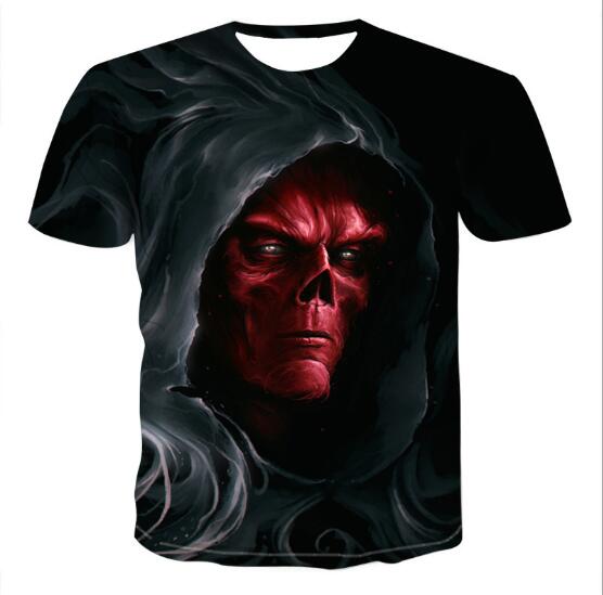 Mens Skull 3D t-shirts