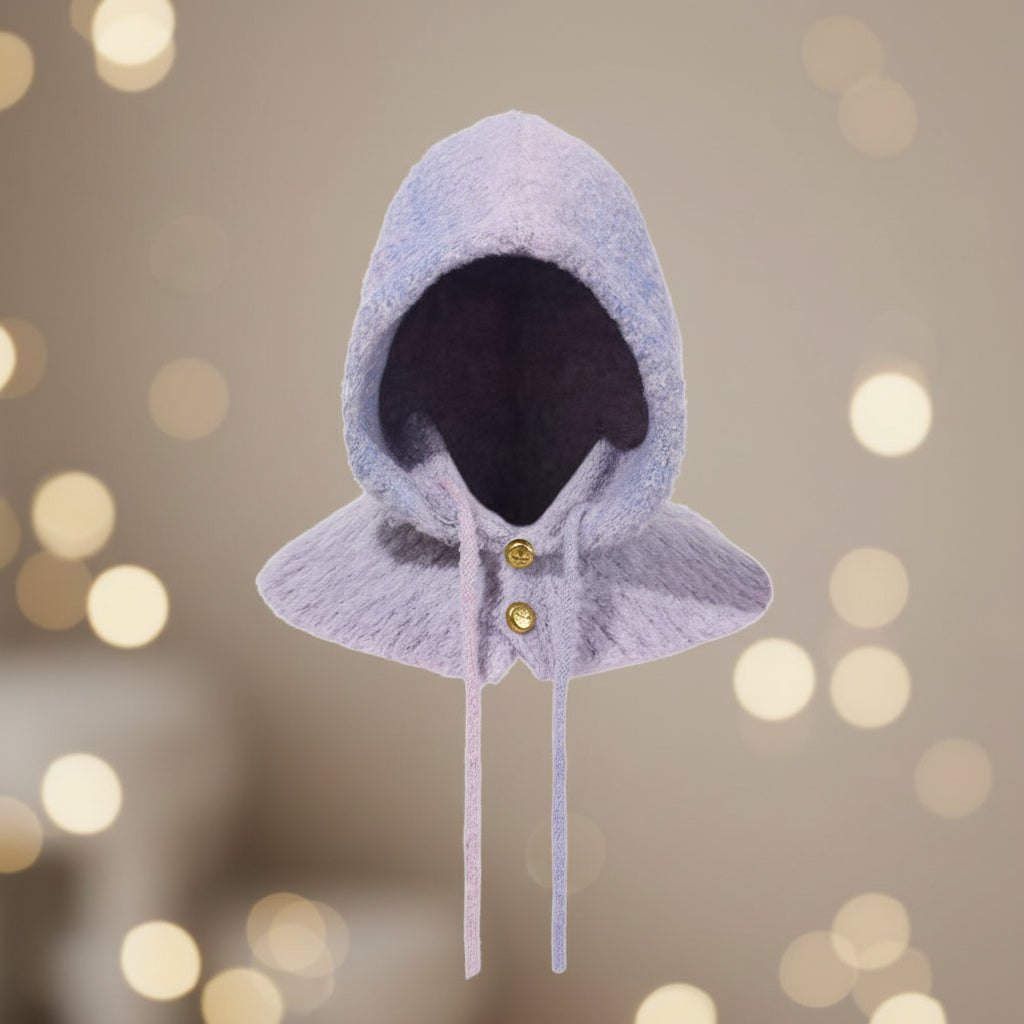 Women’s Tie-Dye Balaclava Hat – Warm Ear-Protecting Hat & Scarf in One