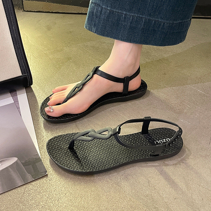 Women's Flat Buckle Strap Sandals