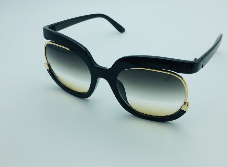 Cat Eye Half-Frame UV400 Sunglasses – Women’s Fashion Eyewear