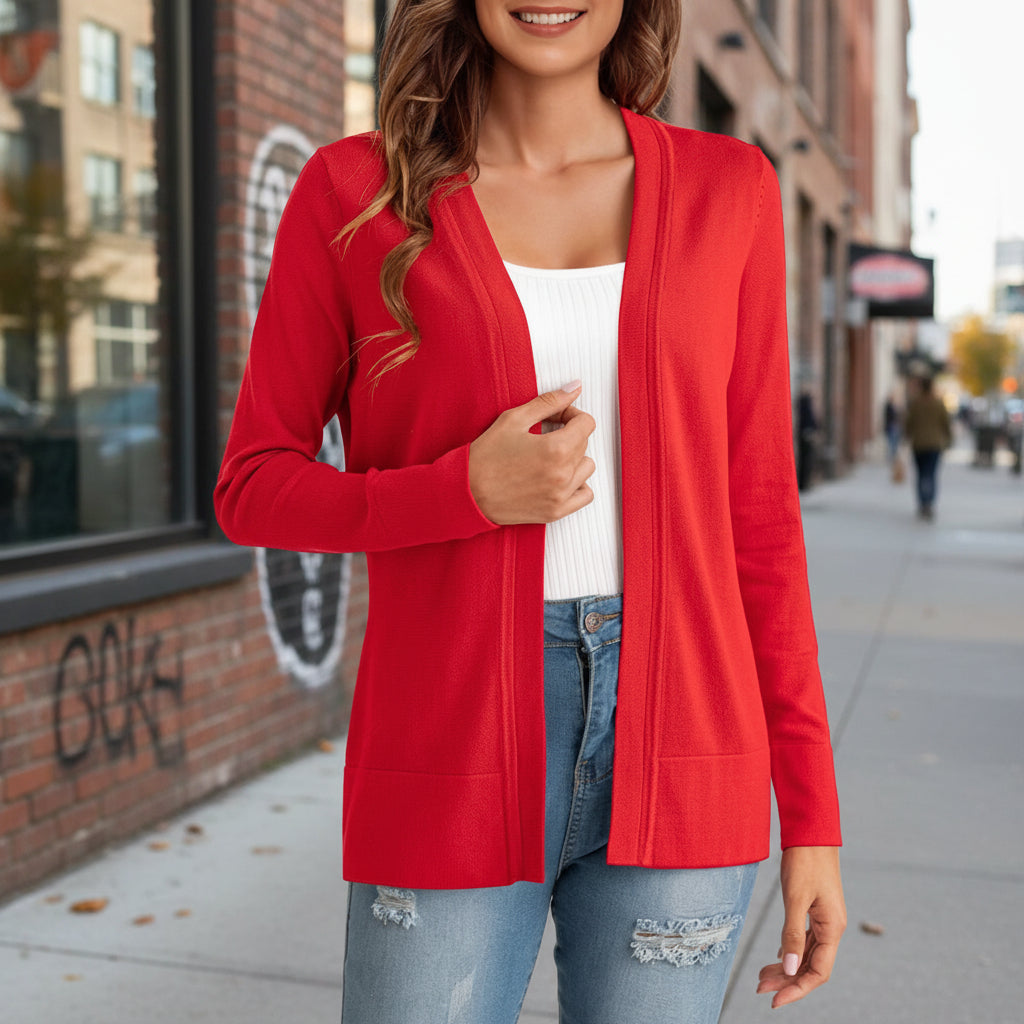 Women's Knitted Loose Cardigan Coat – 4 Colors S–XXL