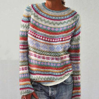 Women’s Fashionable Pullover Sweater Top | Cozy Everyday Knit