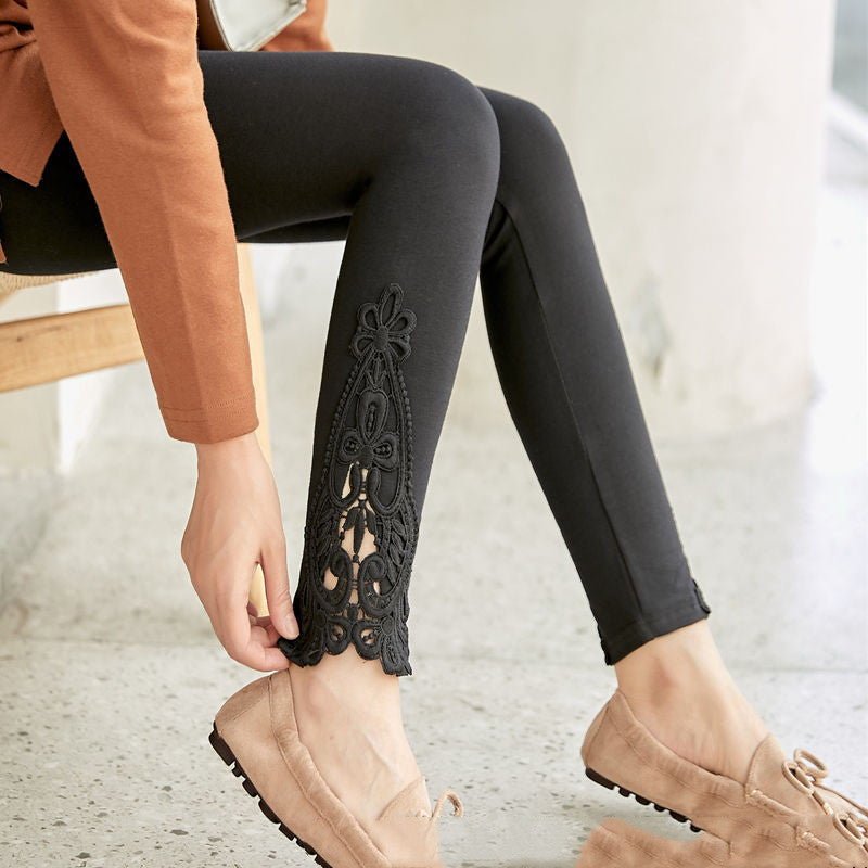 Women’s Cotton Blend Leggings – Soft Stretch Everyday Pants