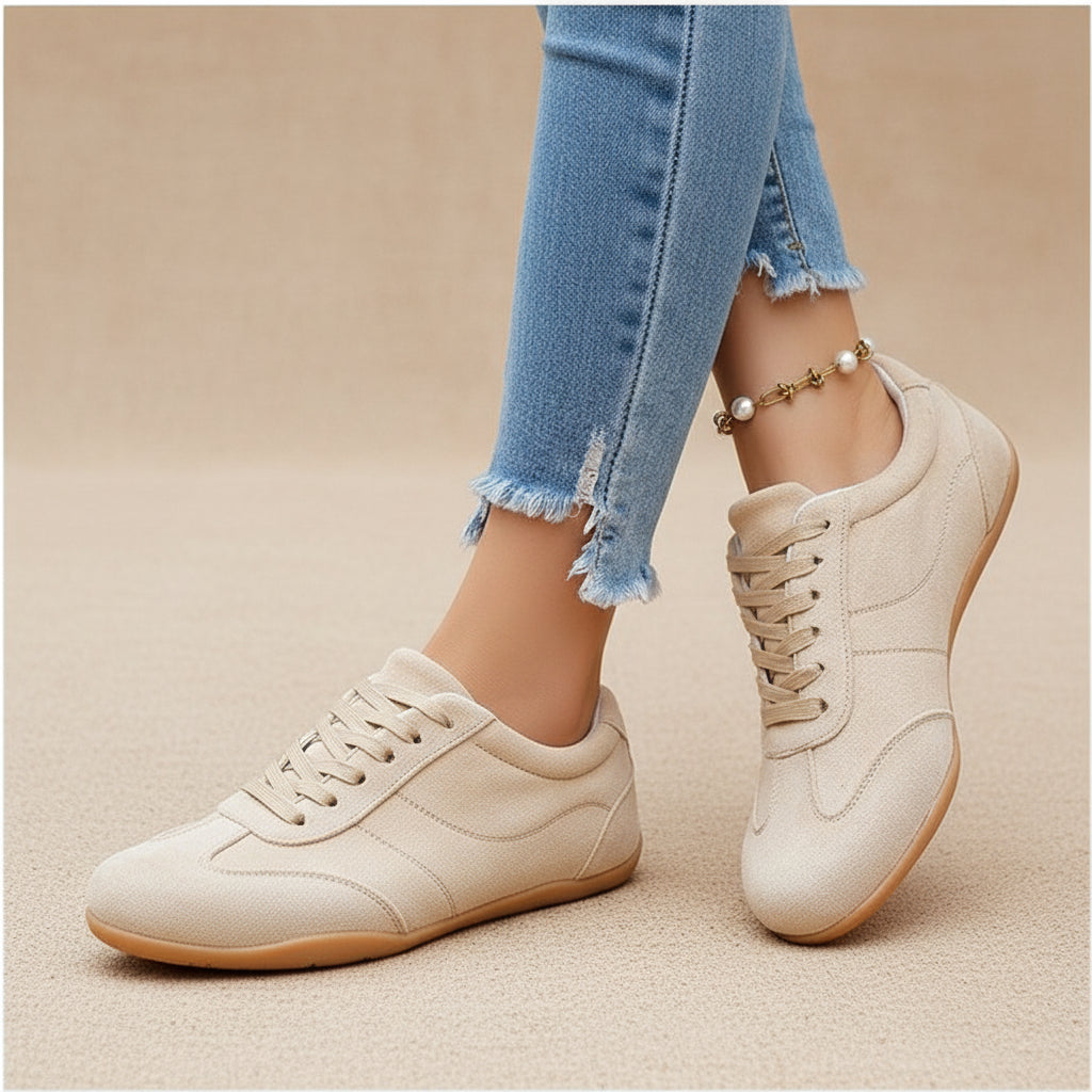 Women's Retro Runner Suede Flat Sneakers