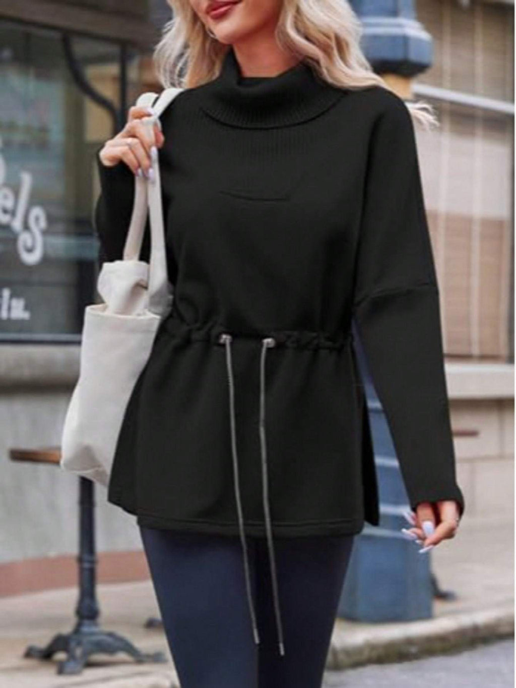 Women’s Turtleneck Fleece Sweatshirt