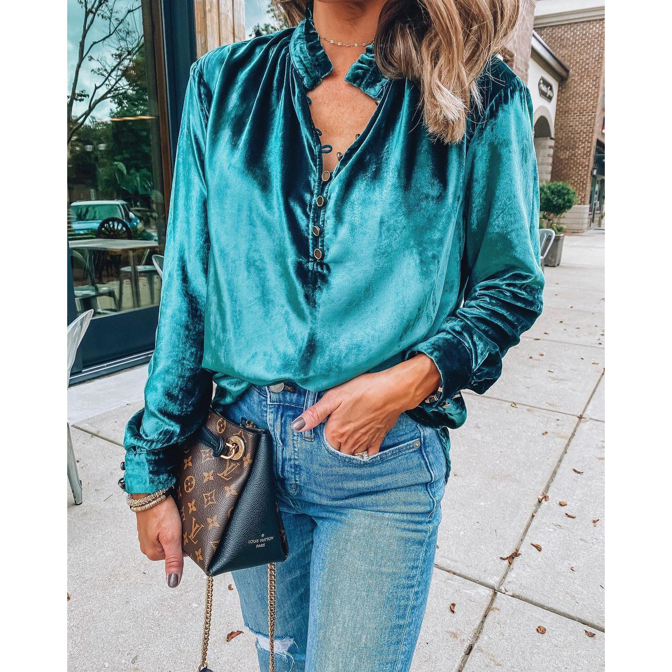 Solid Color Midi Dress | Relaxed Fit Women's Dress
